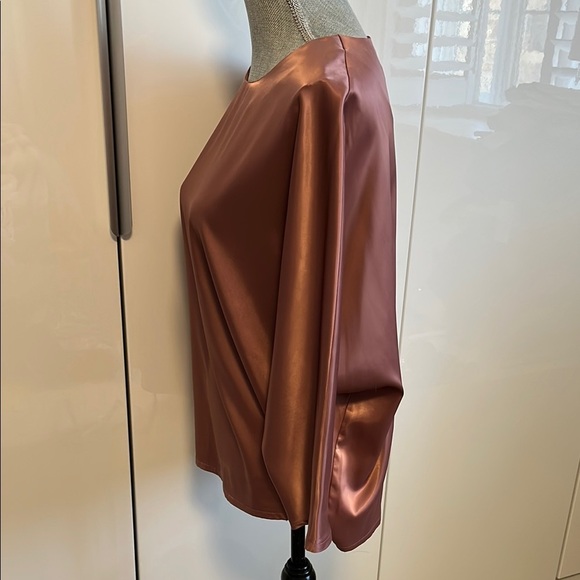 🩷 HOST PICK NWOT Blush Satiny Maxi Skirt Coord, Size L - Picture 13 of 16